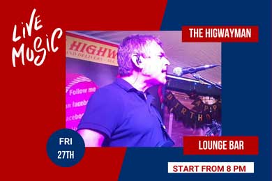 Live music with the Highwayman
